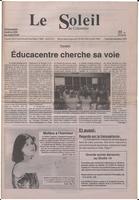 Le Soleil de Colombie, December 6, 1991, page 1